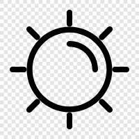 solar, irradiation, light, day icon svg