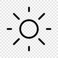 güneş, ışınlar, güneş lekesi, eclipse ikon svg