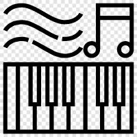 song, orchestra, choir, accompaniment icon svg