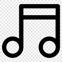 song, melody, chords, note icon svg