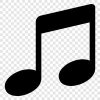 songs, melodies, instruments, singers icon svg