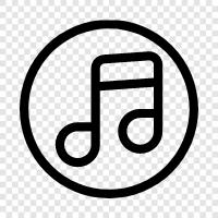 songs, melodies, instruments, periodicals icon svg