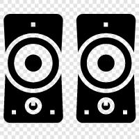 sound effects, sound editor, sound recorder, sound player icon svg