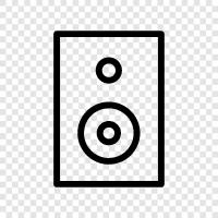 sound, audio, speaker, audio equipment icon svg