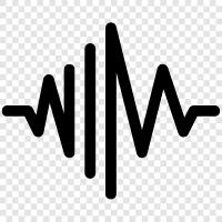 sound waves, sound energy, sound pressure, sound waves propagation icon svg