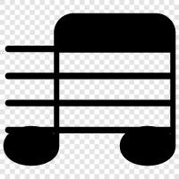 sounds, melody, rhythm, instrument icon svg