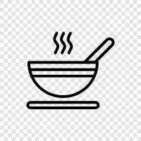 soup, recipes, soup recipes, chicken soup icon svg