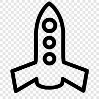 space, spacecraft, launch, space shuttle icon svg