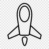 space, launch, booster, satellite icon svg