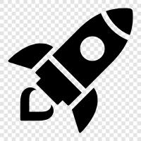 space, spacecraft, satellites, launch icon svg