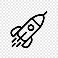 space, astronomy, launch, spacecraft icon svg