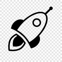 space, spacecraft, launch, orbit icon svg