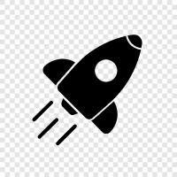 space, astronomy, launch, satellite icon svg