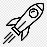 space, satellite, launch, space shuttle icon svg