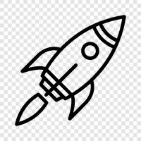 space, launches, satellites, technology icon svg