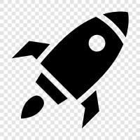 space, technology, launch, satellite icon svg