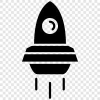 space exploration, space missions, space technology companies, space technology research icon svg