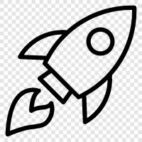 space, air, engine, launch icon svg