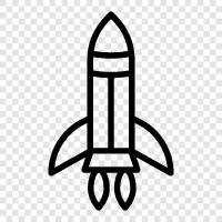 space, launch, spaceship, astronomy icon svg