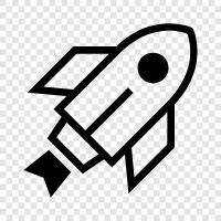 space, launch, space shuttle, science icon svg