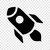 space, rocket, shuttle, orbit icon svg