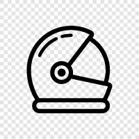 Raumhelm, Raumanzug, Raumshuttle, Weltraummissionen symbol