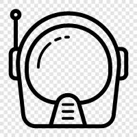 space helmet, astronaut, space shuttle, helmet icon svg