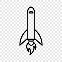 space, launch, spacecraft, satellite icon svg