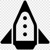 uzay fırlatma, uzay mekiği fırlatma, uzay mekiği iniş, uzay mekiği fırlatma rampası ikon svg