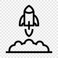 space launch, space shuttle, space shuttle launch, space shuttle mission icon svg