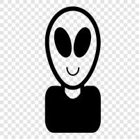 space, extraterrestrial, UFO, unexplained icon svg