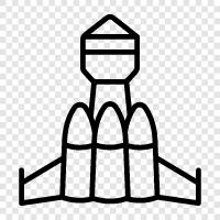 Weltraum, Wissenschaft, Technologie, Exploration symbol