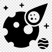 space rocks, meteor, astro, space icon svg