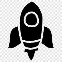 Space, Rockets, Space Shuttle, Orbit icon svg