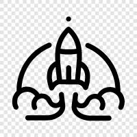 space, astronomy, launch, space shuttle icon svg