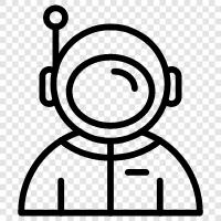 space, aliens, technology, exploration icon svg