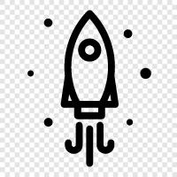 space, astronomy, space shuttle, technology icon svg