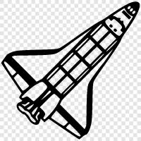 space shuttle program, space shuttle launch, space shuttle mission, space shuttle orbit icon svg