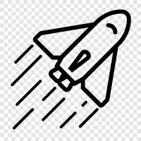 space shuttle, space shuttle program, shuttle orbiter, shuttle mission icon svg