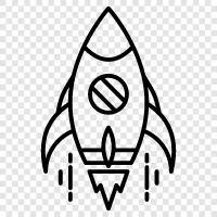 space shuttle, interstellar, rockets, astronomy icon svg