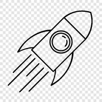 Raum, Raumschiff, Start, Space Shuttle symbol