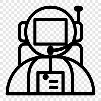 Raum, Raumsonde, Shuttle, Orbit symbol