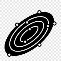 Raum, Astronomie, Universum, Schwarze Löcher symbol