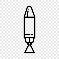 space, satellite, launch, missile icon svg