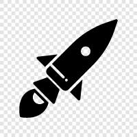 space, aerospace, launch, satellite icon svg