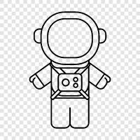 space, space exploration, space travel, moon icon svg