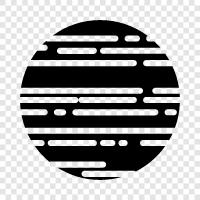 space, planets, gas giants, solar system icon svg