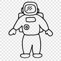 space, astronaut, spaceflight, exploration icon svg