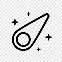 space, NASA, space shuttle, comets icon svg