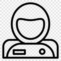 space, astronaut, spaceflight, space shuttle icon svg